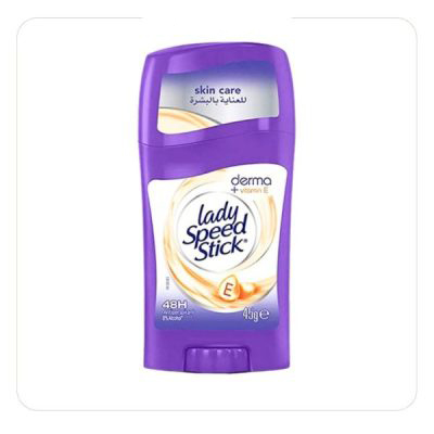استیک ضد تعریق جامد درما زنانه لیدی اسپید (۴۸ ساعته) (اصل) | Lady Speed Stick Derma +48H Antiperspirant