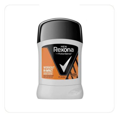 استیک ضد تعریق مردانه رکسونا مدل Workout Hi-Impact (اصل) | Rexona Workout Hi-Impact Antiperspirant Stick for Men