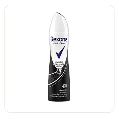 اسپری ضد تعریق زنانه اینویزیبل بلک اند وایت رکسونا – 200 میل (Rexona Invisible on Black & White Clothes Spray For Women)