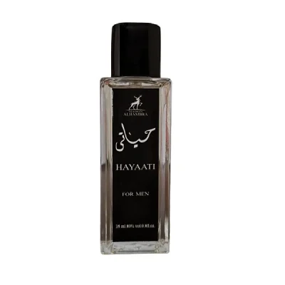 عطر جیبی مردانه الحمبرا مدل حیاتی حجم 35 میلی لیتر