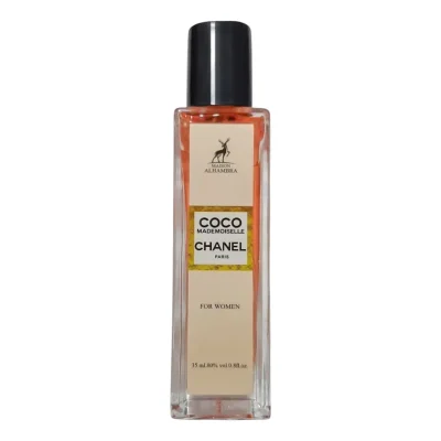 عطر جیبی زنانه الحمبرا مدل Chanel Coco Mademoiselle با رایحه خنک حجم 35 میلی لیتر