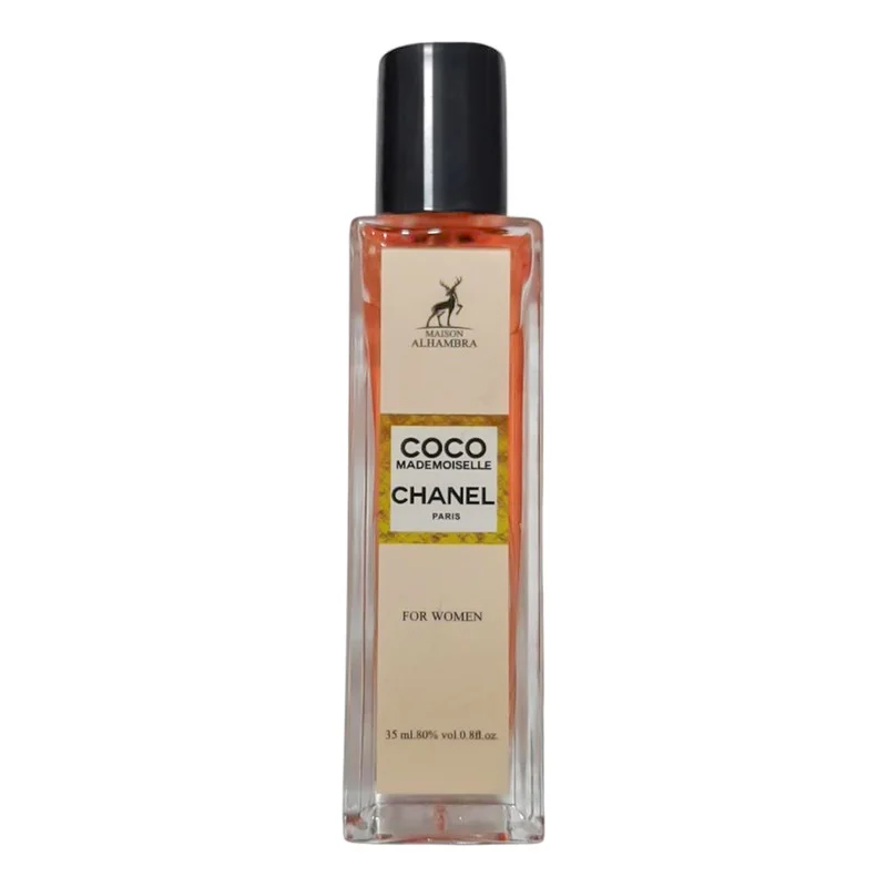 1781384356_163600964-3 عطر جیبی زنانه الحمبرا مدل Chanel Coco Mademoiselle با رایحه خنک حجم 35 میلی لیتر - Image 1