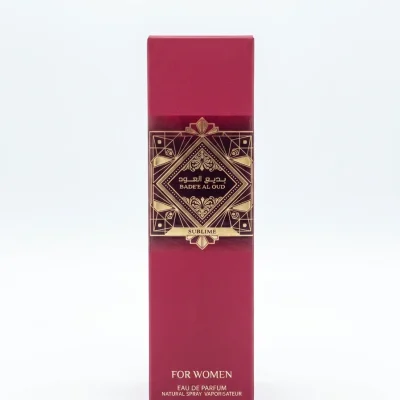 عطر جیبی الحمبرا مدل بدیع العود سابلایم (قرمز)