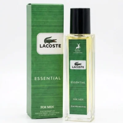 عطر ادوپرفیوم مردانه الحمبرا لاگوست اسنشیال حجم ۳۵ میل تلخ خنک