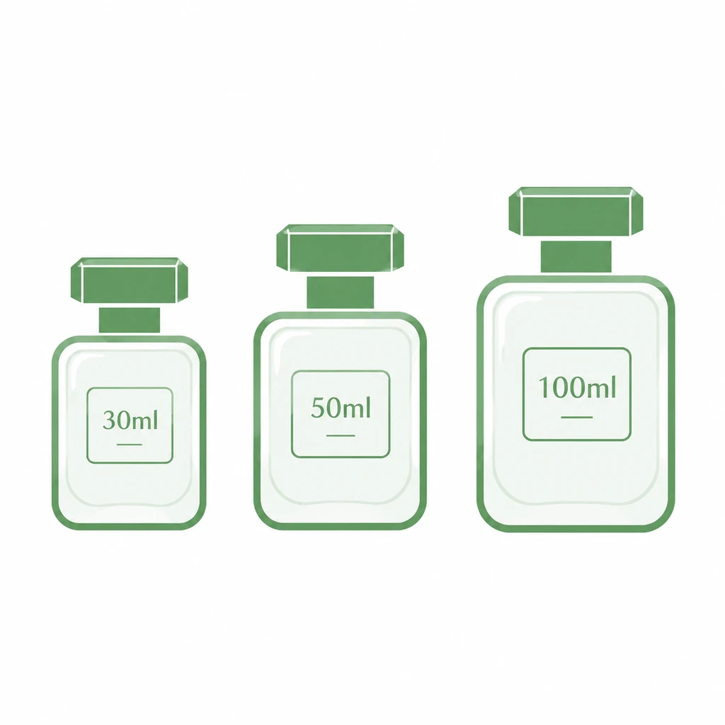 آیکون حجم عطر و ادکلن بر حسب میلی لیتر